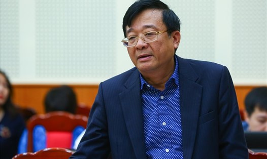 Ông Nguyễn Quốc Hùng - Vụ trưởng Vụ tín dụng các ngành kinh tế, Ngân hàng Nhà nước. Ảnh: Sơn Tùng