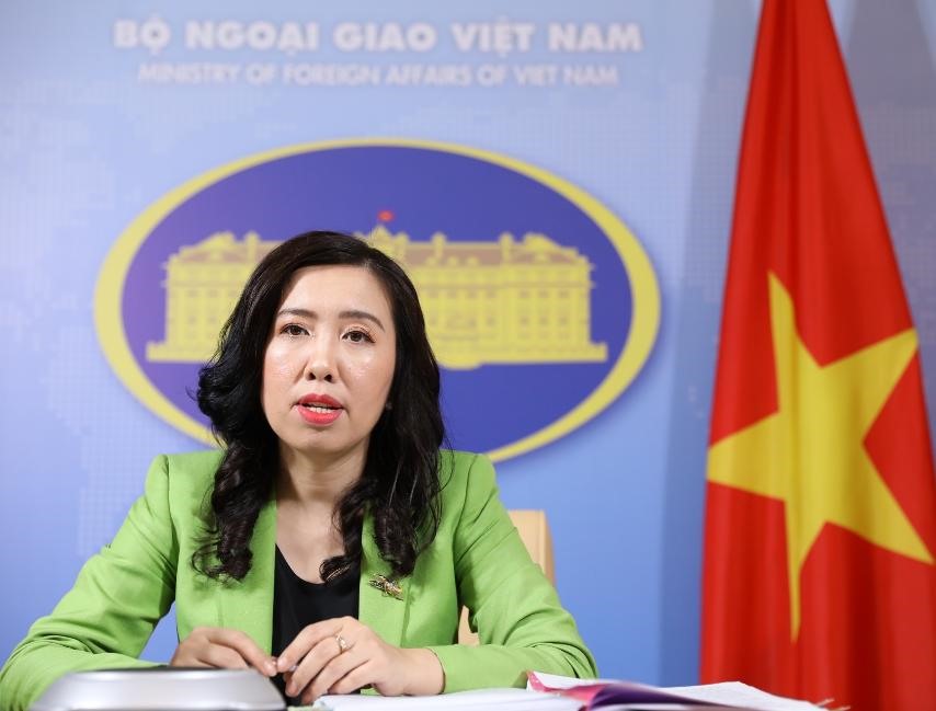 Người phát ngôn Lê Thị Thu Hằng. Ảnh: Bộ Ngoại giao.