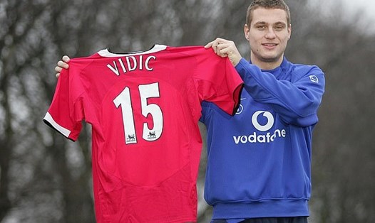 Nemanja Vidic rất thành công trong màu áo "Quỷ đỏ". Ảnh:PA