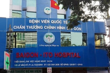 Bệnh viện Quốc tế chấn thương chỉnh hình Sài Gòn. Ảnh: Website bệnh viện