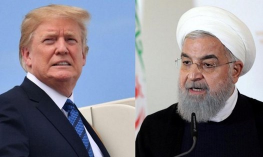 Tổng thống Donald Trump và Đại giáo chủ Iran Ayatollah Ali Khamenei. Ảnh: AFP
