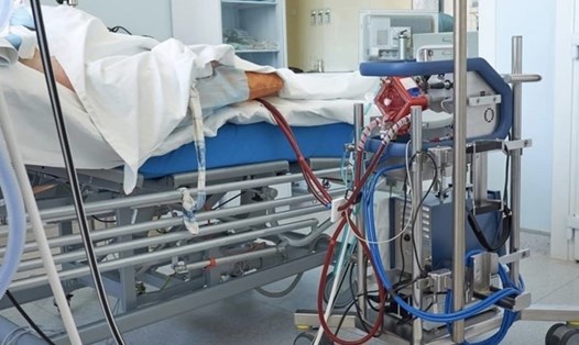 Bệnh nhân số 91 mắc COVID-19 đang điều trị tại Bệnh viện Bệnh Nhiệt đới TP.Hồ Chí Minh. Ảnh do bệnh viện cung cấp.