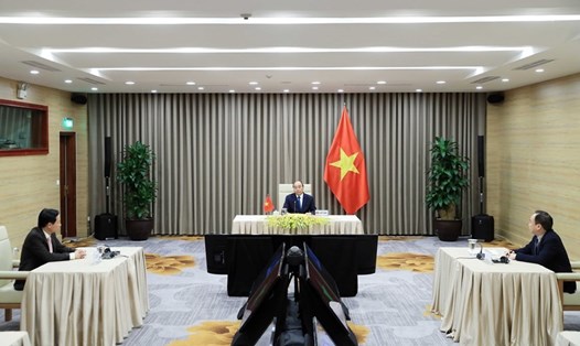 Thủ tướng Nguyễn Xuân Phúc dự họp khoá 73 Đại hội đồng Tổ chức Y tế Thế giới. Ảnh: TTXVN.