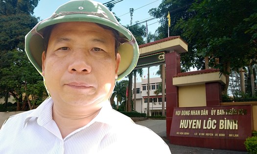 Ông Hoàng Văn Vinh - Phó Chủ tịch UBND huyện Lộc Bình. Ảnh: LN.