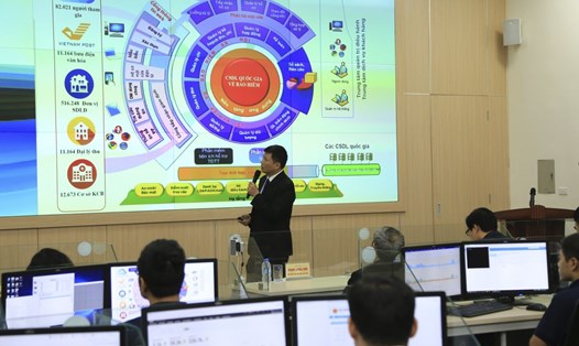 Thời gian qua, Bảo hiểm xã hội Việt Nam đẩy mạnh ứng dụng công nghệ thông tin để nâng cao chất lượng phục vụ 
người dân, doanh nghiệp. Ảnh: H.A