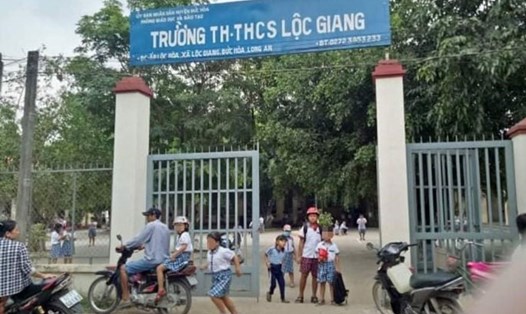 Trường TH-THCS Lộc Giang. Ảnh: L.Đ