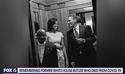 Wilson Roosevelt Jerman (ngoài cùng bên trái) trong bức ảnh được cựu đệ nhất phu nhân Obama sử dụng trong cuốn hồi ký "Becoming". Ảnh: Fox5.