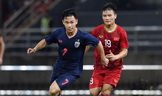 Tuyển Thái Lan đang kém Việt Nam 19 bậc trên bảng xếp hạng FIFA. Ảnh: AFC.