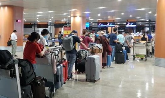 240 người Việt từ Myanmar trở về Đà Nẵng hôm 21.5. Ảnh: Bộ Ngoại giao.
