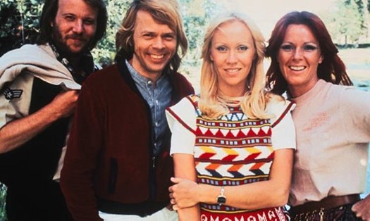 Từ trái qua phải, các thành viên ban nhạc ABBA Benny Anderson, Bjorn Ulvaeus, Agnetha Fältskog và Anni-Frid Lyngstad. Ảnh: Getty.