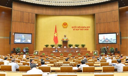 Ngày 23.5, Quốc hội tiếp tục thảo luận về nhiều vấn đề quan trọng. Ảnh: Quochoi.vn