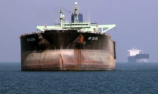 Tàu chở dầu Iran. Ảnh: AFP