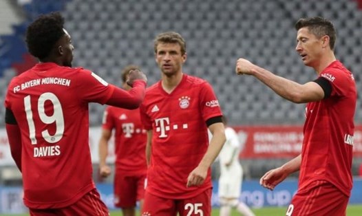 Bayern ngày một tiến gần đến chức vô địch. Ảnh:Getty