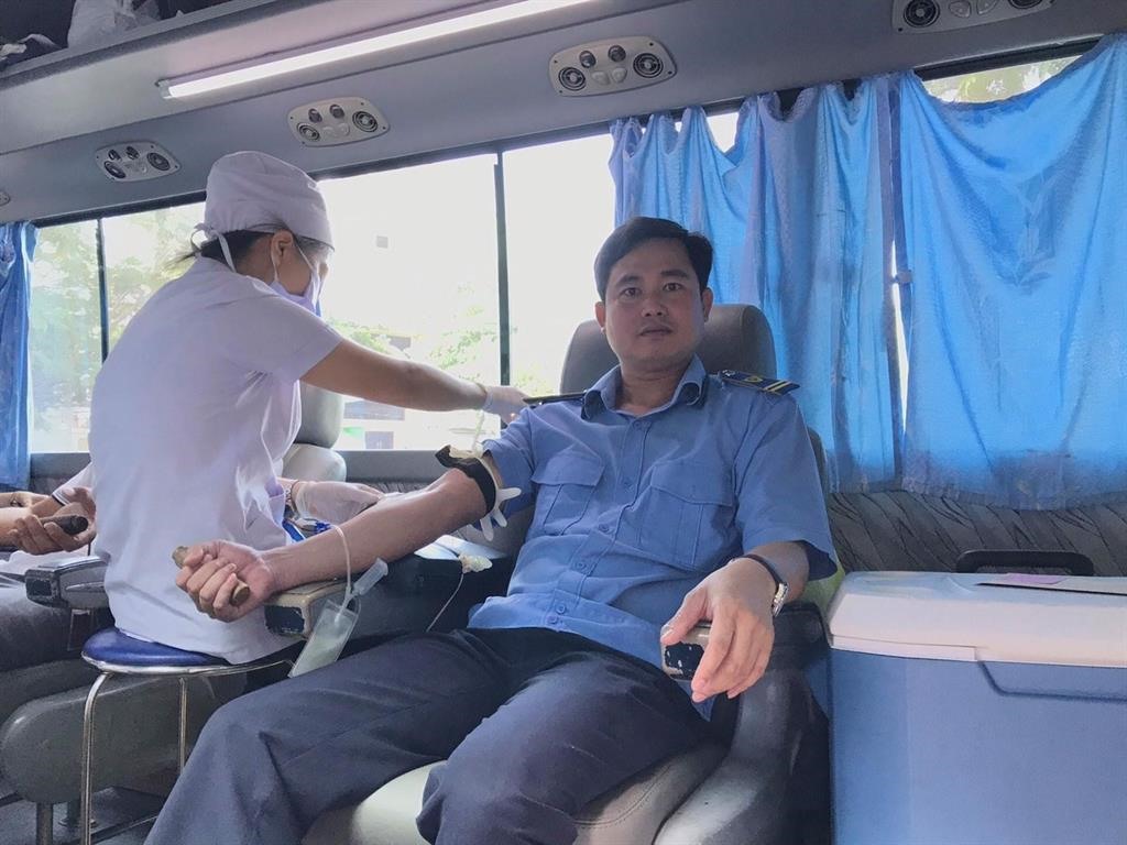 Tham gia Hiến máu là nghĩa cử cao đẹp. Ảnh: Công đoàn