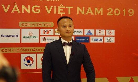 Trọng Hoàng có mặt tại lễ trao giải QBV Việt Nam 2019 tối 26.5. Ảnh: Nguyễn Đăng.