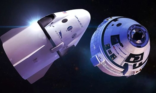 Đồ họa mô phỏng tàu Crew Dragon. Ảnh: SpaceX.