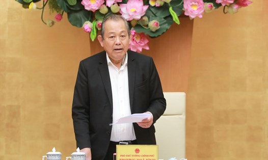 Phó Thủ tướng Thường trực Chính phủ Trương Hoà Bình. Ảnh VGP