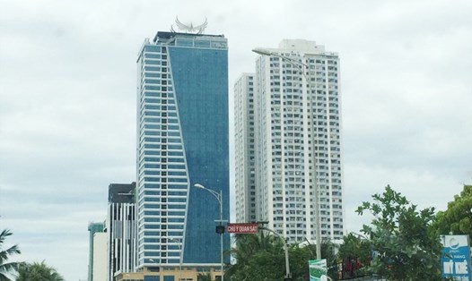 Tổ hợp khách sạn Mường Thanh và căn hộ chung cư cao cấp Sơn Trà tại Đà Nẵng. Ảnh: Thuỳ Trang