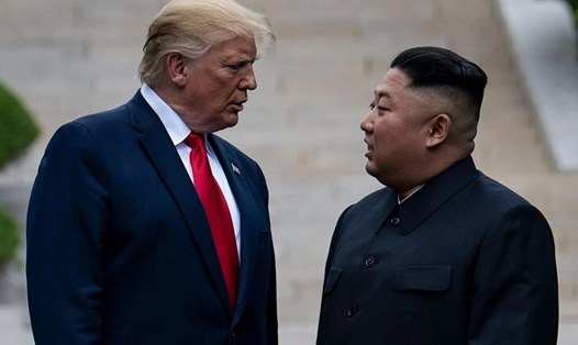 Tổng thống Donald Trump và nhà lãnh đạo Kim Jong-un. Ảnh: AFP