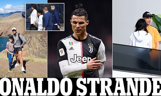 Ronaldo chưa thể trở lại Juventus. Ảnh:Daily mail