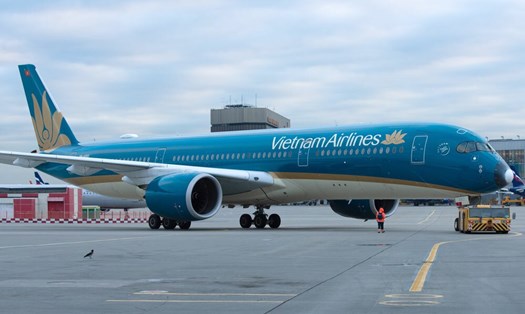 Máy bay của Vietnam Airlines. Ảnh minh hoạ của Shutterstock