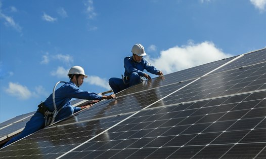 Trên 5.000 khách hàng tại miền Trung – Tây Nguyên lắp đặt điện mặt trời mái nhà. Ảnh: EVNCPC cung cấp