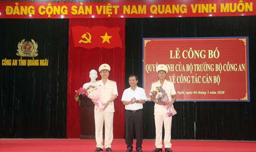 Đại tá Phan Công Bình vừa được bổ nhiệm giữ chức Giám đốc Công an tỉnh Quảng Ngãi. Ảnh: Mai Đại