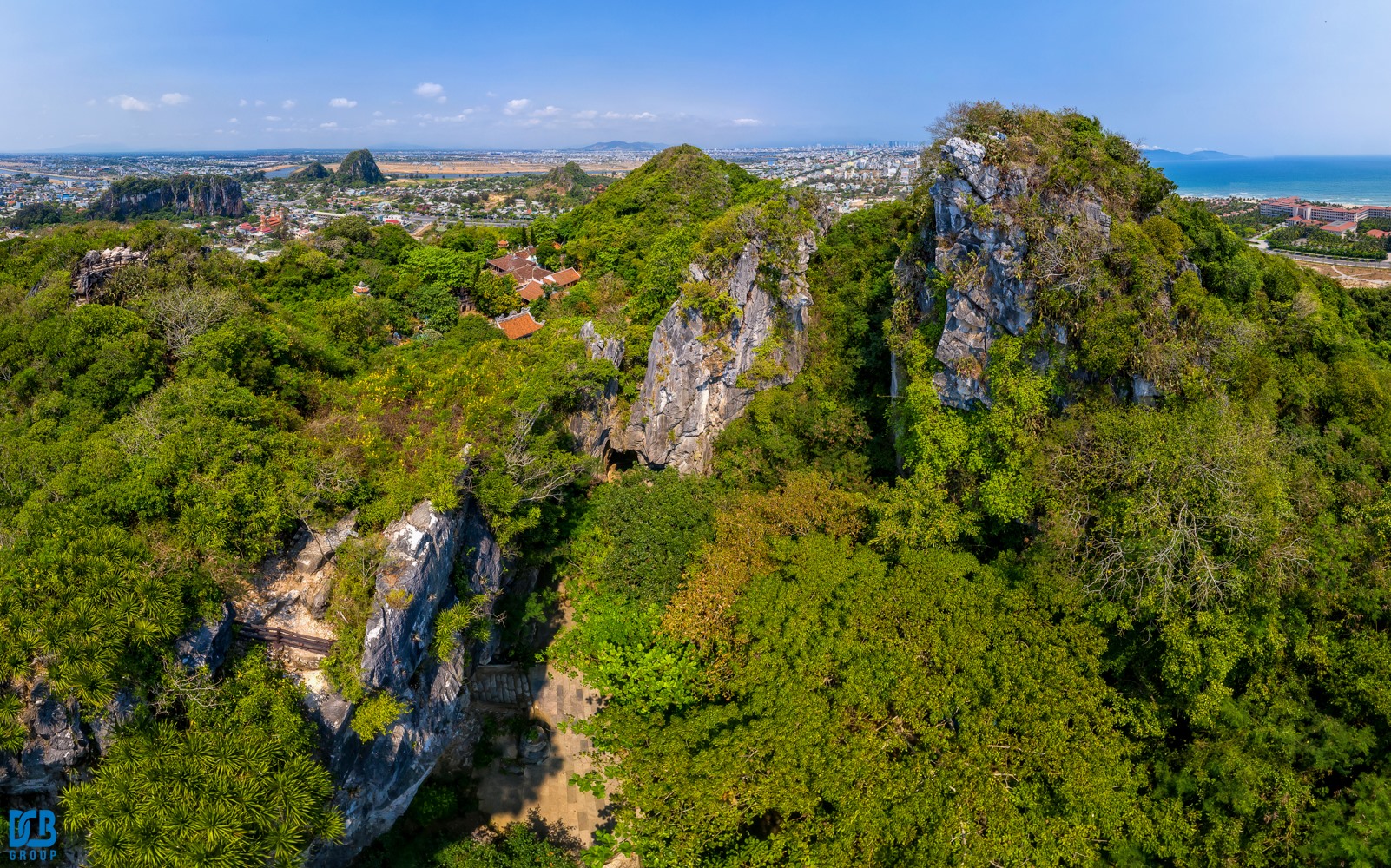 Một góc Ngũ Hành Sơn. Ảnh: Kim Liên