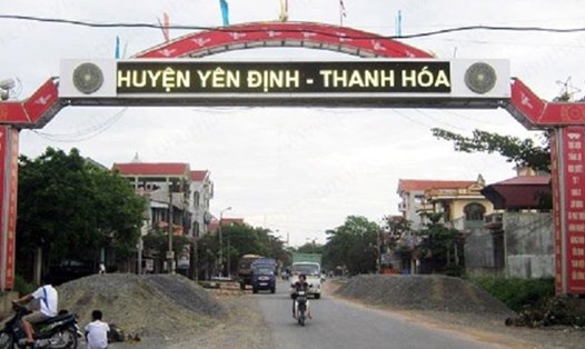 Yên Định là huyện đạt Nông thôn mới đầu tiên của tỉnh Thanh Hoá.  Ảnh: Q.D