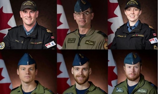 6 quân nhân tử vong trong vụ rơi trực thăng quân sự tại Canada hôm 29.4. Ảnh: Reuters.