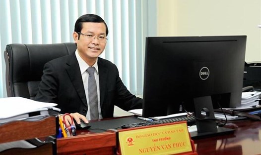 Thứ trưởng Bộ Giáo dục và Đào tạo Nguyễn Văn Phúc. Ảnh: Bộ GDĐT