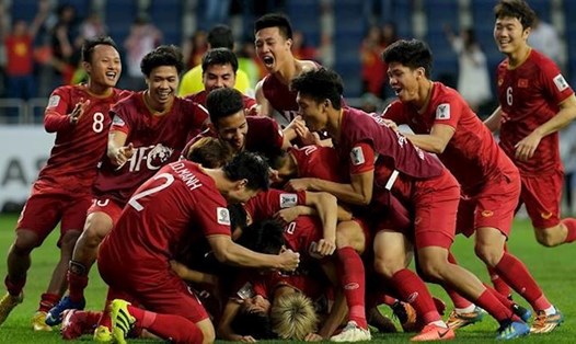 Tuyển Việt Nam đã bước đầu tiệm cận các đội hàng đầu Châu Á, vì thế việc tiến sâu tại vòng loại World Cup sẽ rất có lợi. Ảnh: Getty.