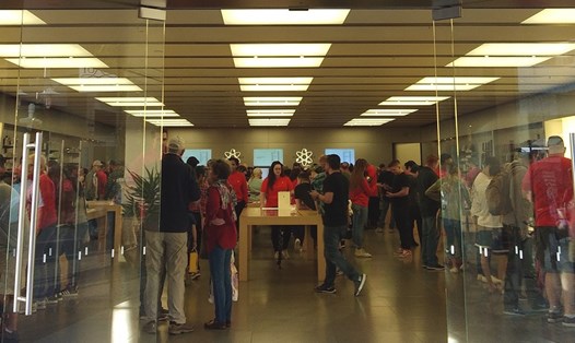 Một Apple Store tại Mỹ. Ảnh: Thế Lâm.