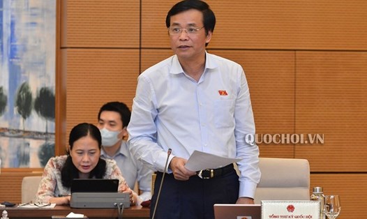 Tổng Thư ký Quốc hội Nguyễn Hạnh Phúc. Ảnh Quochoi.vn