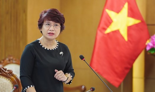 Bà Nguyễn Thu Thủy - quyền Vụ trưởng Vụ Giáo dục Đại học, Bộ Giáo dục và Đào tạo. Ảnh: Thế Đại