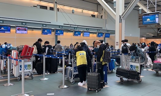 Có 276 công dân Việt Nam từ Vancouver, Canada về nước trong chuyến bay mới nhất. Ảnh: Bộ Ngoại giao.