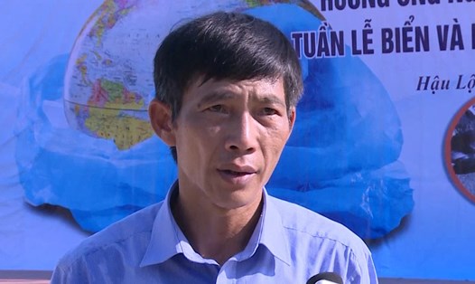 Ông Nguyễn Văn Long - Thường vụ Huyện uỷ, Phó Chủ tịch UBND huyện Hậu Lộc. Ảnh: T.L