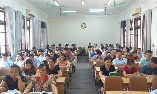 Lớp tập huấn an toàn vệ sinh lao động của Công đoàn Nông nghiệp và Phát triển Nông thôn Việt Nam. Ảnh: CĐNN