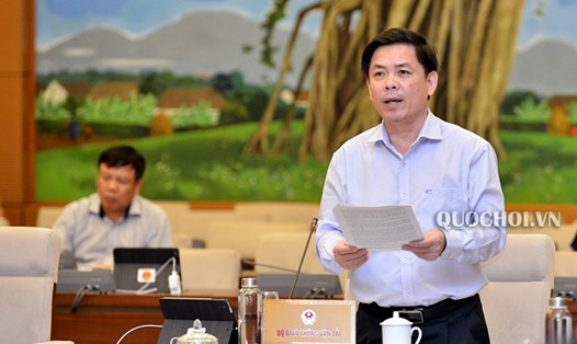 Bộ trưởng Bộ GTVT Nguyễn Văn Thể. Ảnh Quochoi.vn