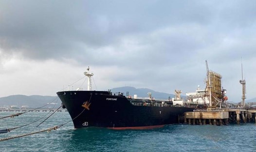 Tàu chở dầu của Iran cho Venezuela. Ảnh: AFP