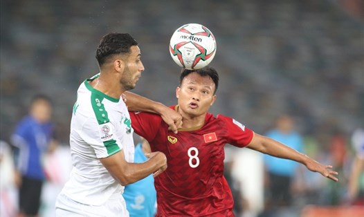 Đội tuyển Việt Nam từng đối đầu Iraq tại Asian Cup 2019. Ảnh: Hữu Phạm