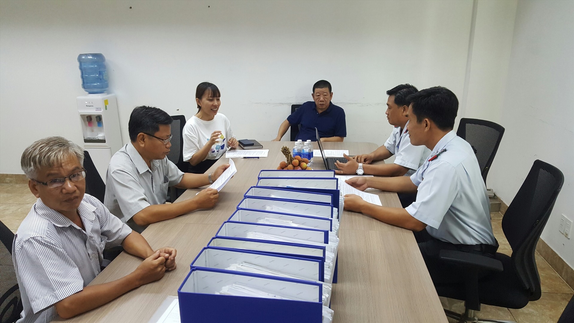 Đoàn kiểm tra việc chấp hành các quy định của pháp luật về An toàn, vệ sinh lao động tại doanh nghiệp. Ảnh LĐLĐ Tây Ninh