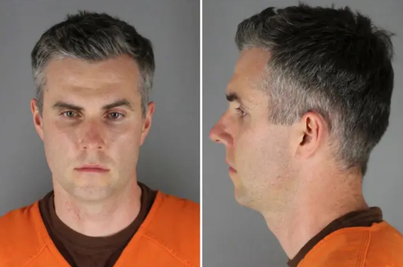 Thomas Lane nộp tiền bảo lãnh tại ngoại và ra khỏi nhà tù hôm 10.6. Ảnh: Cảnh sát Hạt Hennepin.