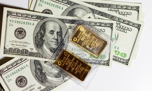USD liên tục mất giá khiến giá vàng thế giới tăng mạnh trong các ngày qua. Ảnh: Hải Nguyễn