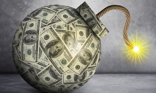 Nợ công của Mỹ hiện ở mức 26 nghìn tỉ USD. Ảnh: Getty Images