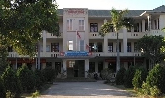 Trụ sở Trung tâm Y tế dự phòng huyện Hương Khê. Ảnh: Tiến Đạt.