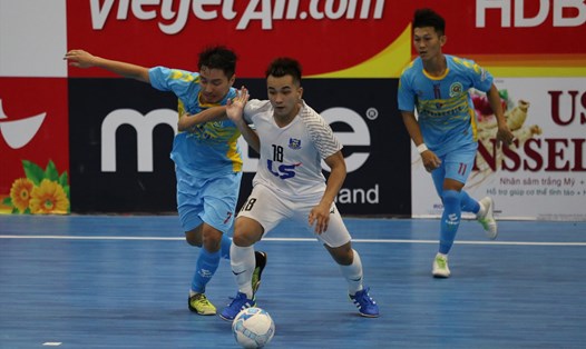 Đương kim vô địch Thái Sơn Nam bị đối thủ Kadiachain Sài Gòn FC cầm hòa tỉ số 1-1 ở trận ra quân. Ảnh: Anh Vũ