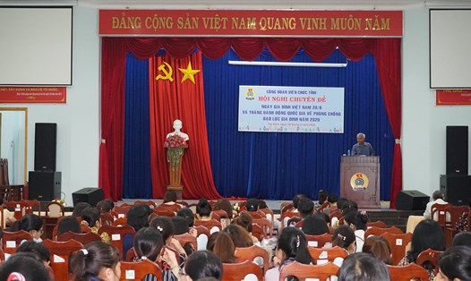 Các đại biểu tham dự hội nghị. Ảnh: LĐLĐ Tây Ninh