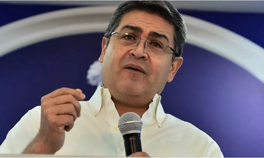 Tổng thống Honduras Juan Orlando Hernandez. Ảnh: AFP.