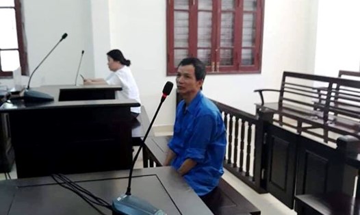 Bị cáo Dương Công Bẩy lĩnh án 8 năm tù. Ảnh CTV